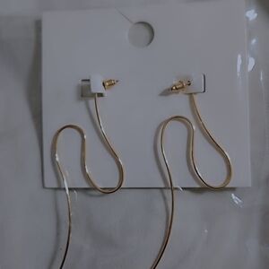 Forever 21 Gold Loop Earrings